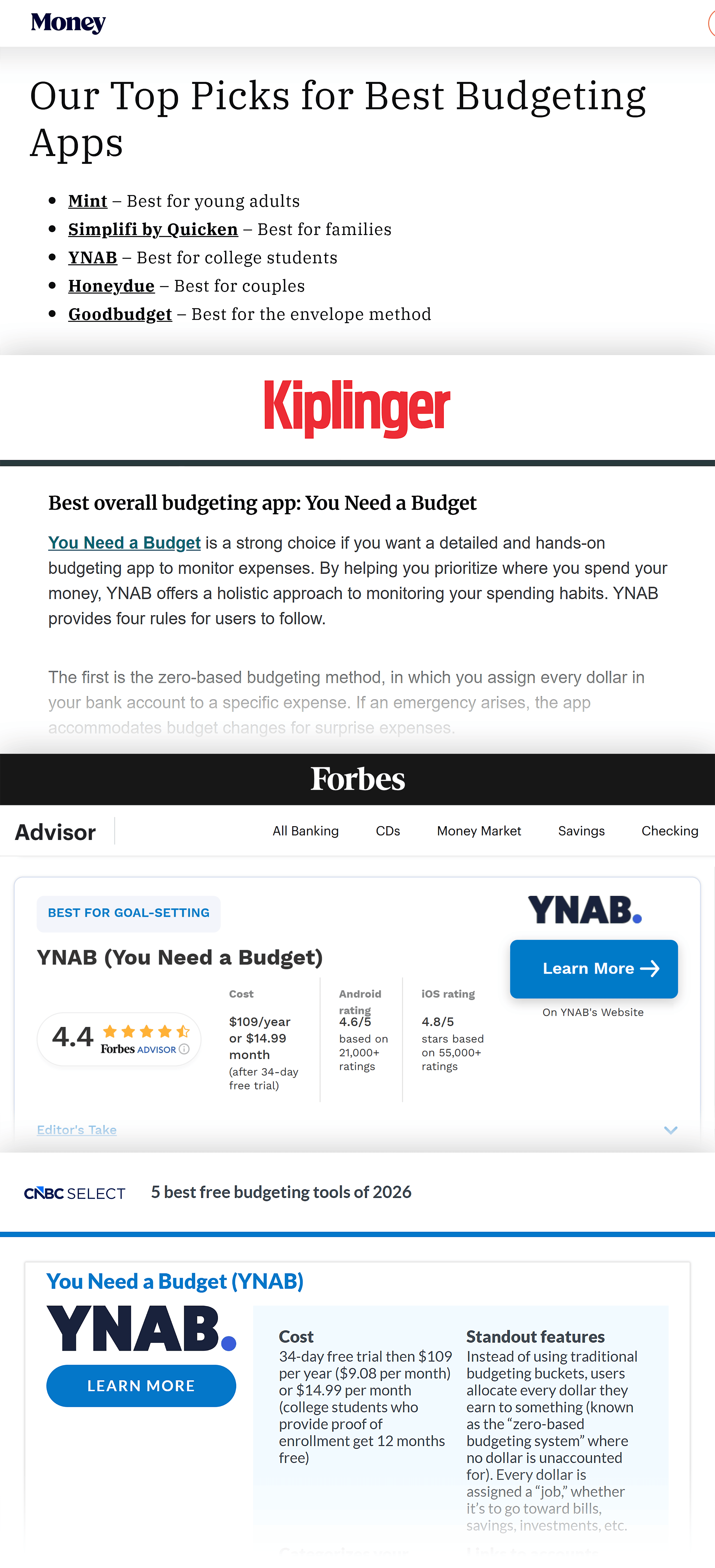 YNAB – Mentions