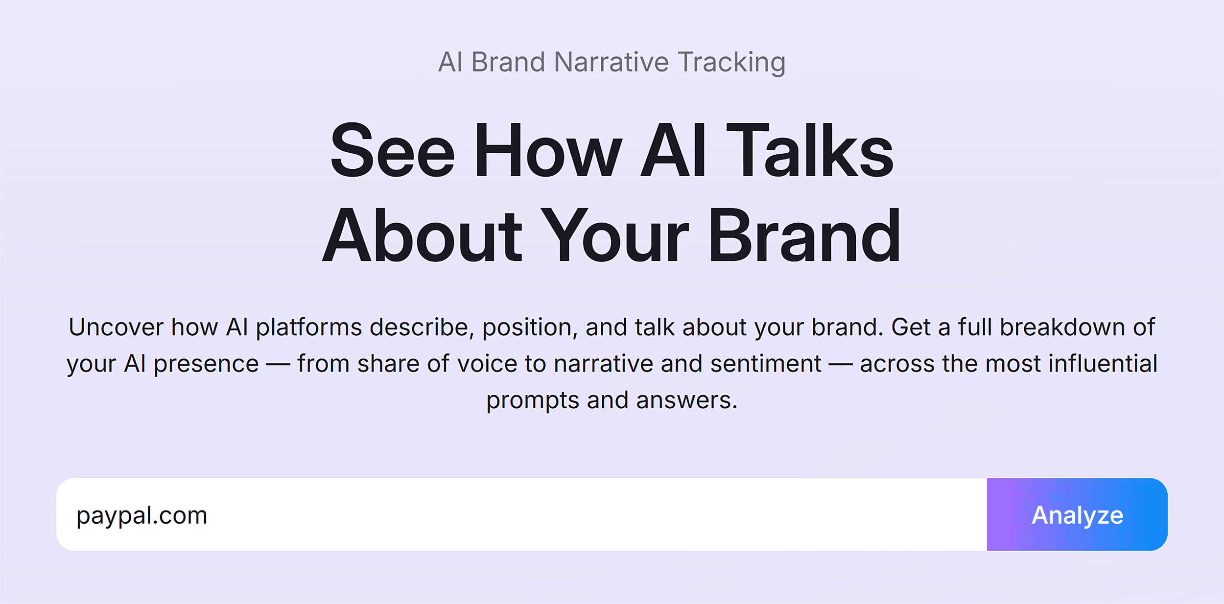AI SEO – Brand Performance