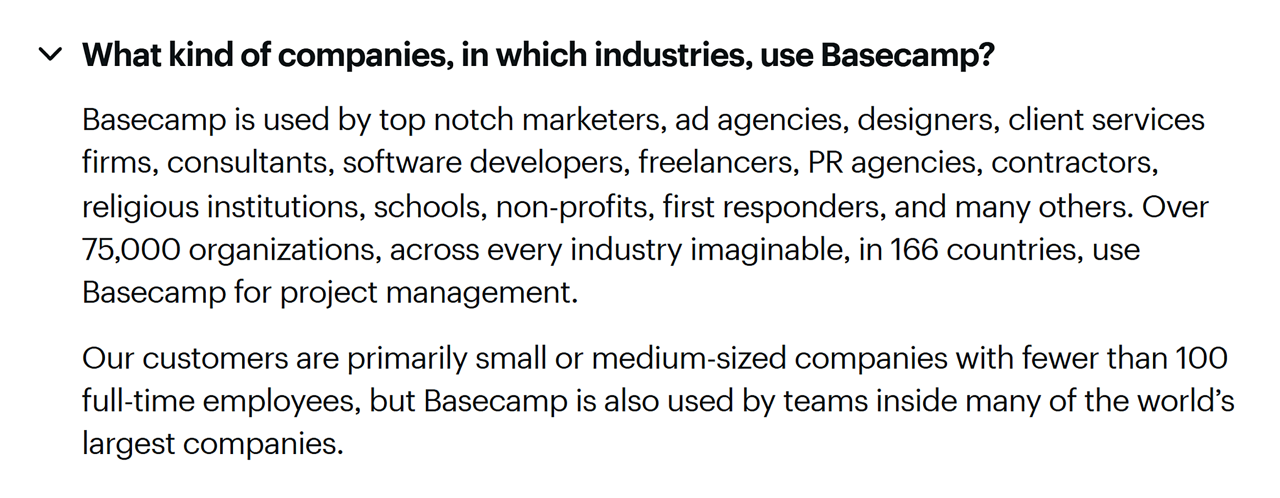 BaseCamp – Users