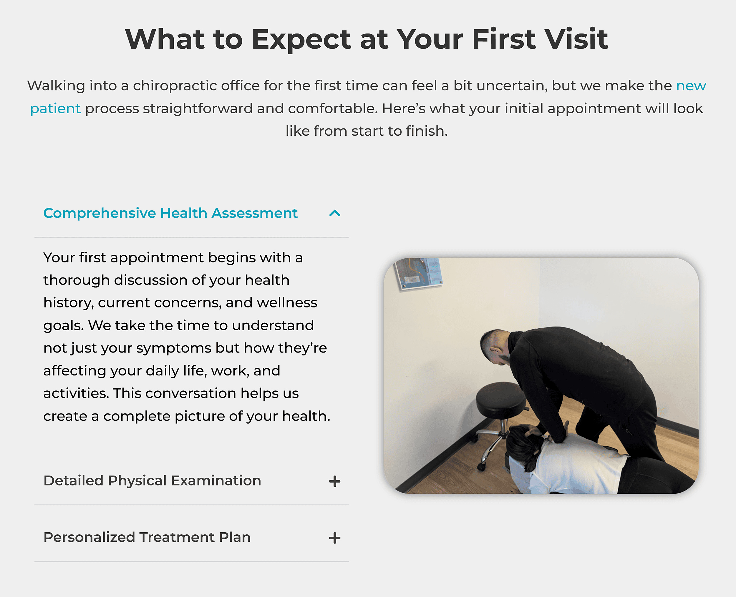 Experience Chiropractic – What to expect