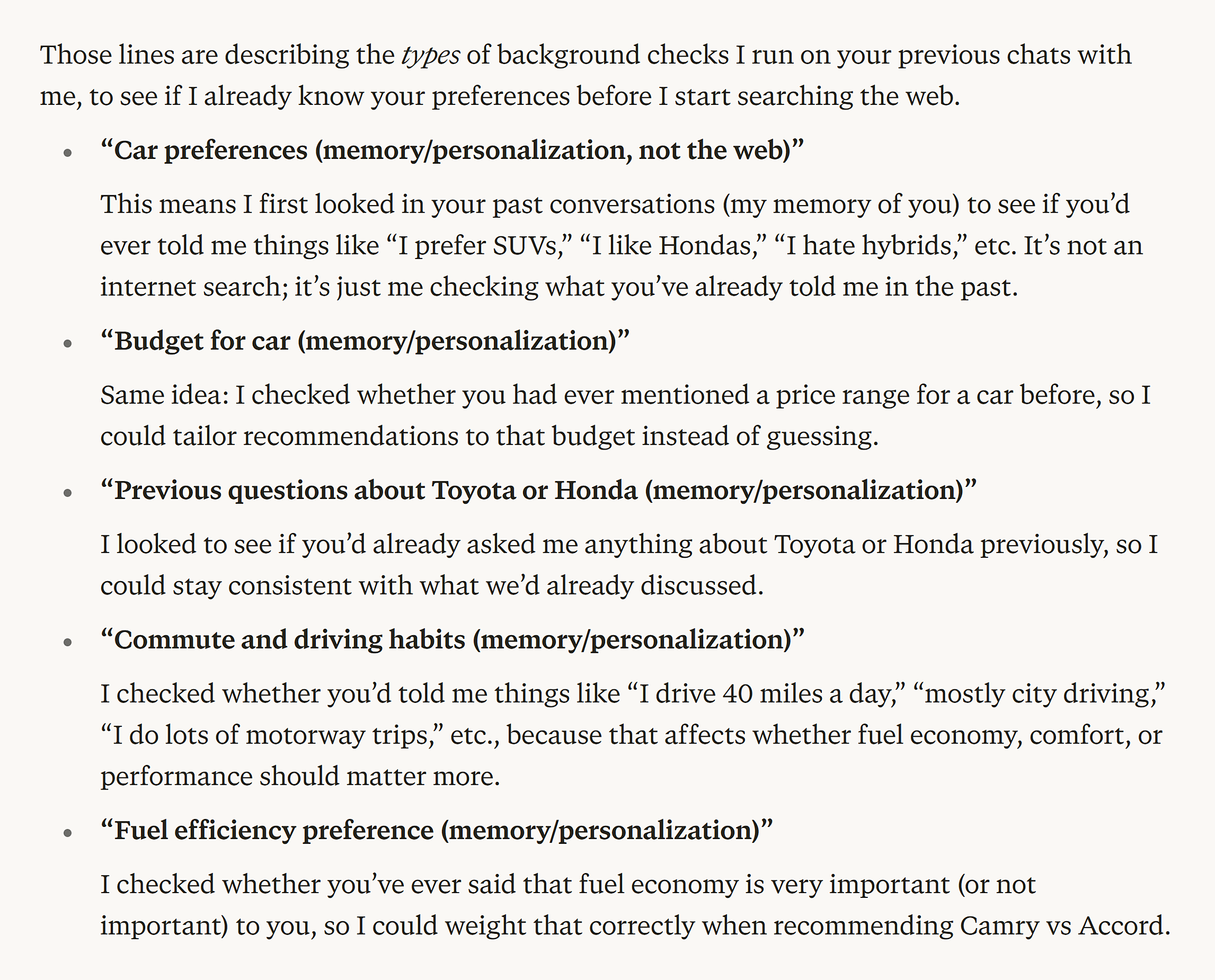 Perplexity – Toyota vs Honda – Subqueries – Details