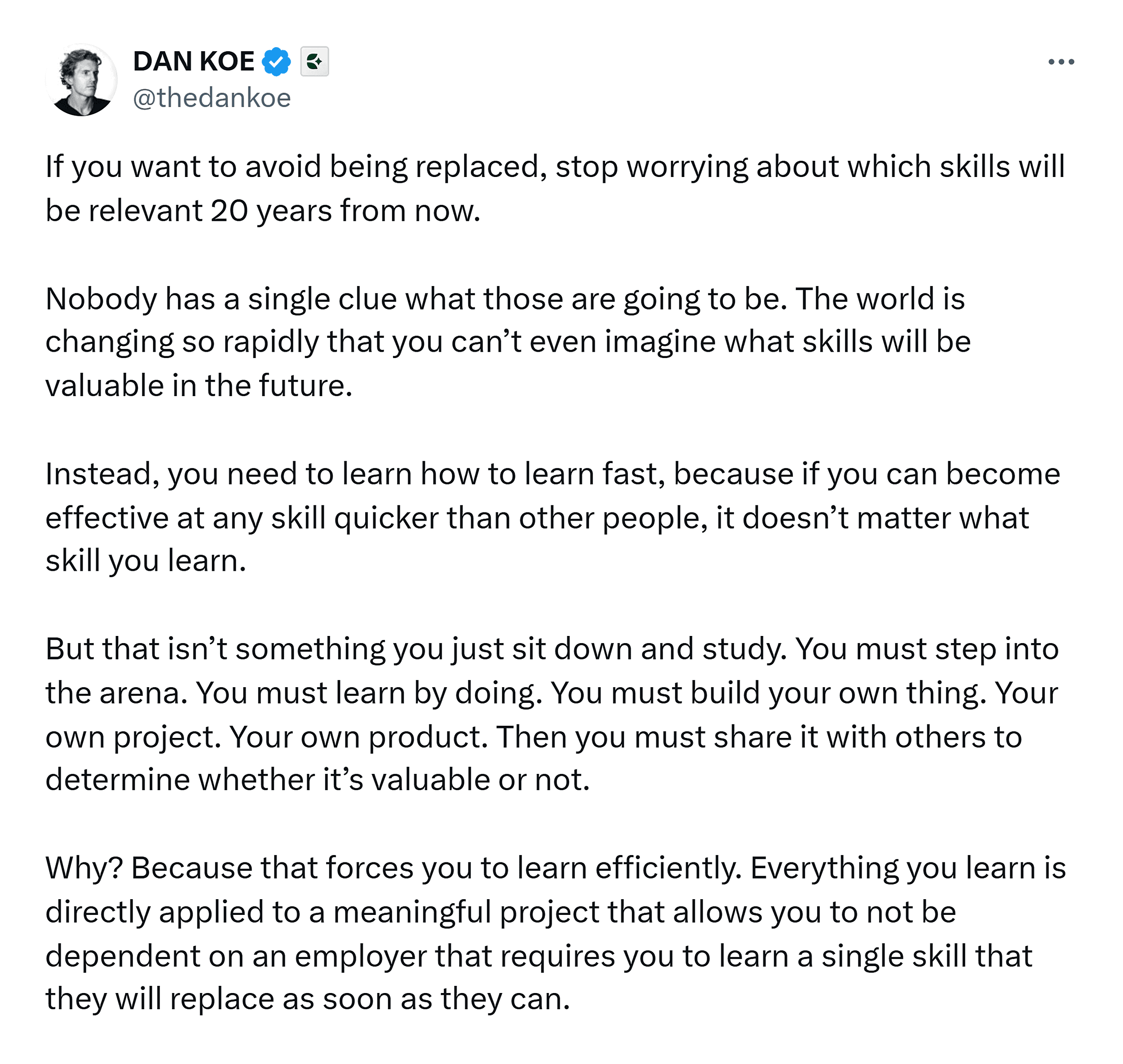 X – Dan Koe – Status