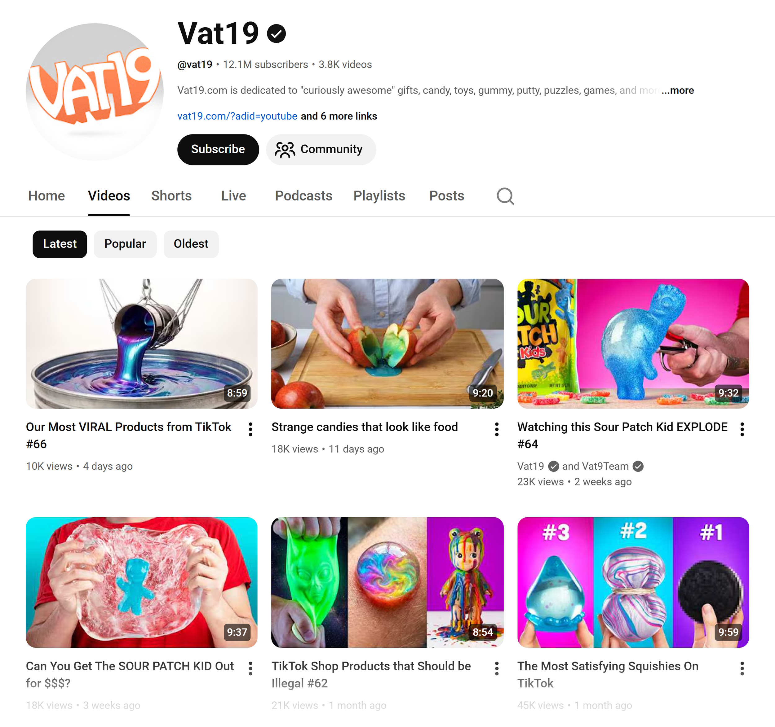 YouTube – Vat19