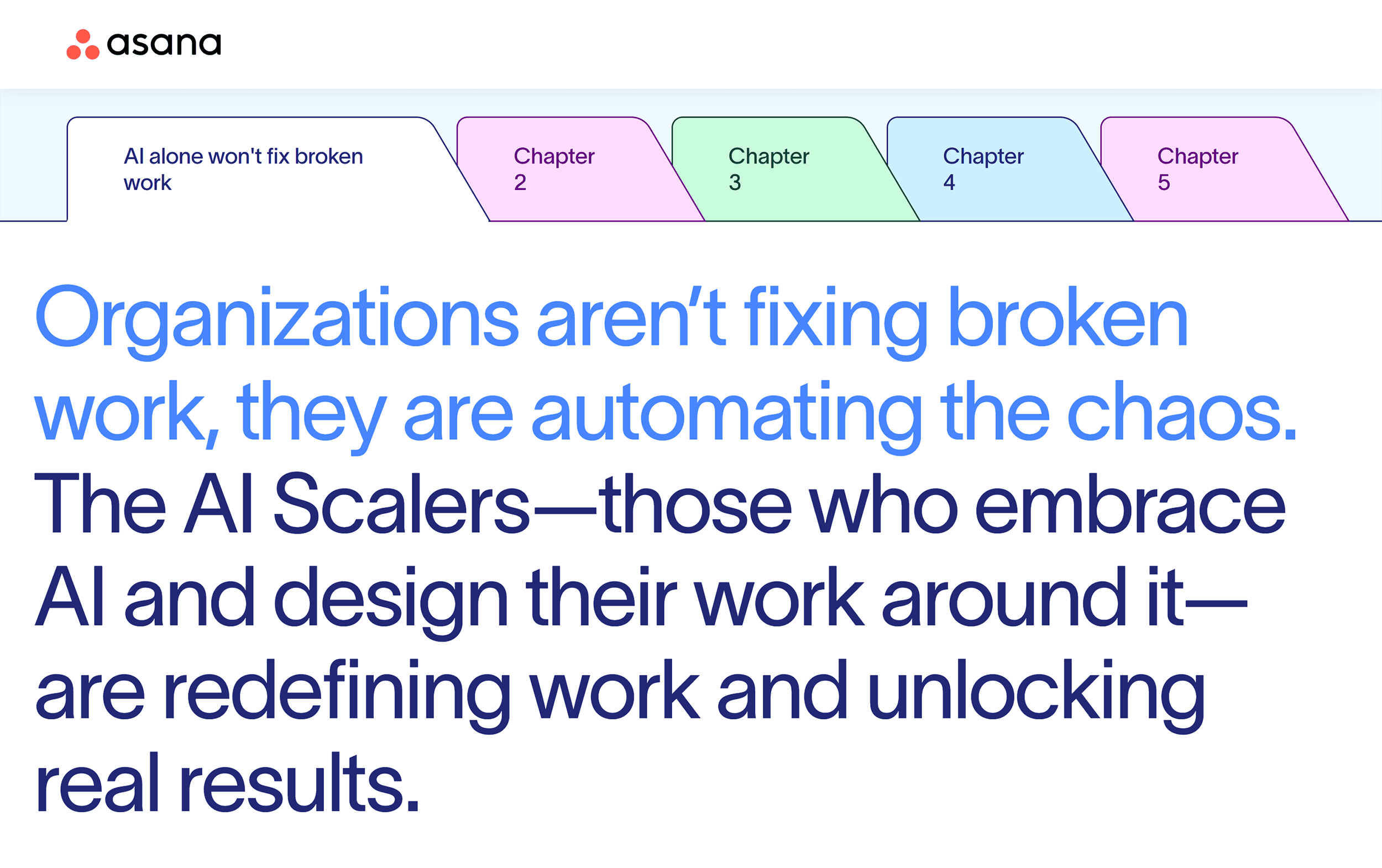 Asana – State of AI work – Headline