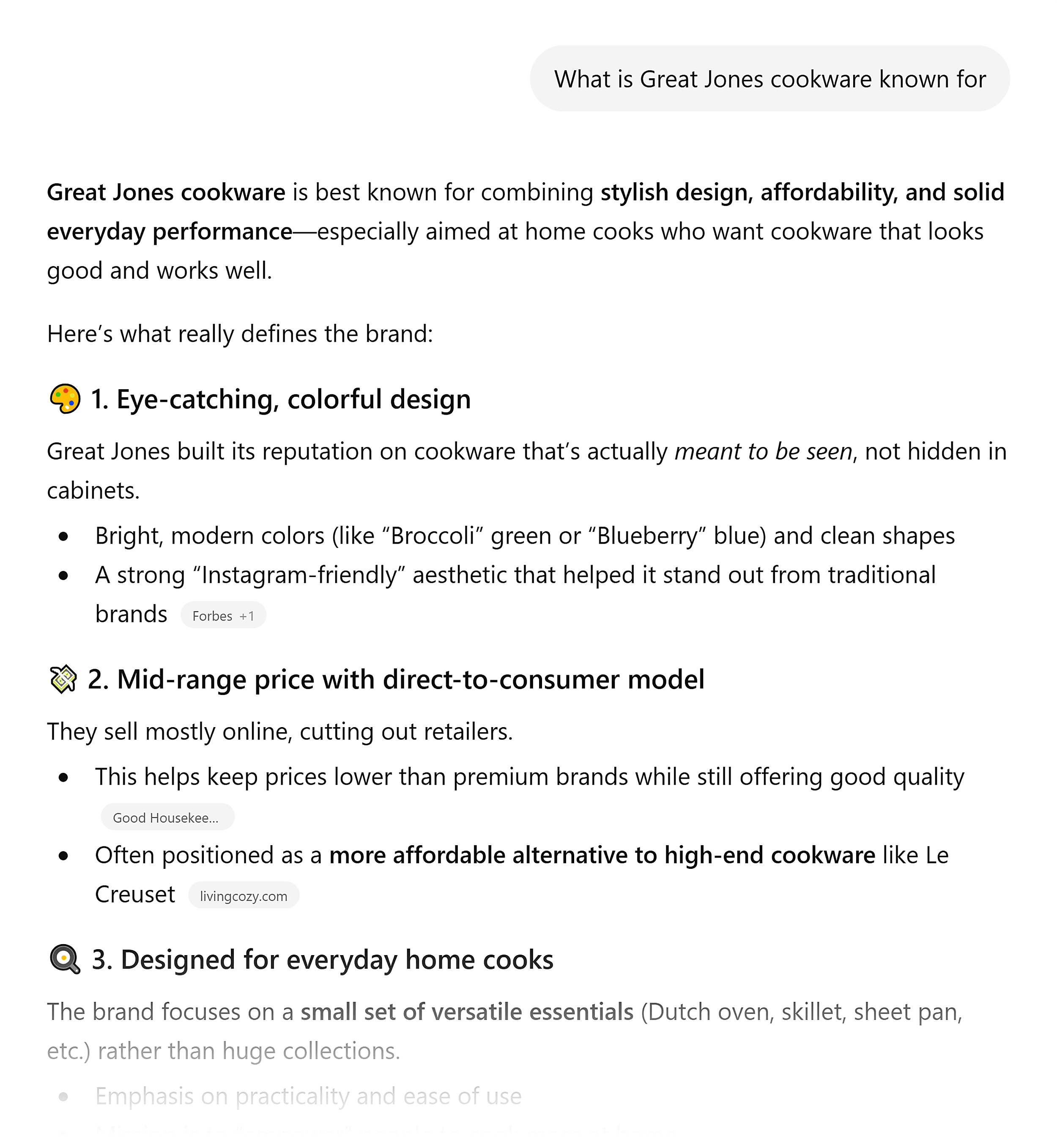 ChatGPT – Great Jones cookware