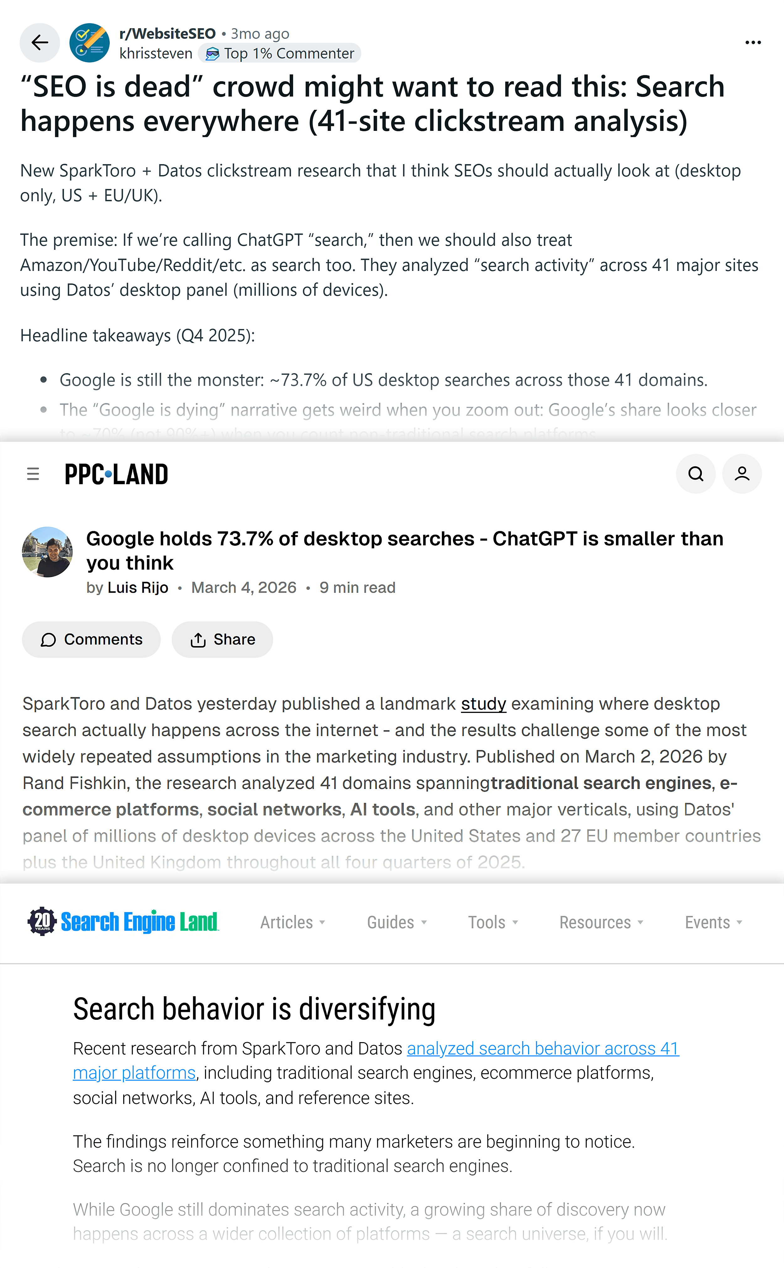 SparkToro research mentions