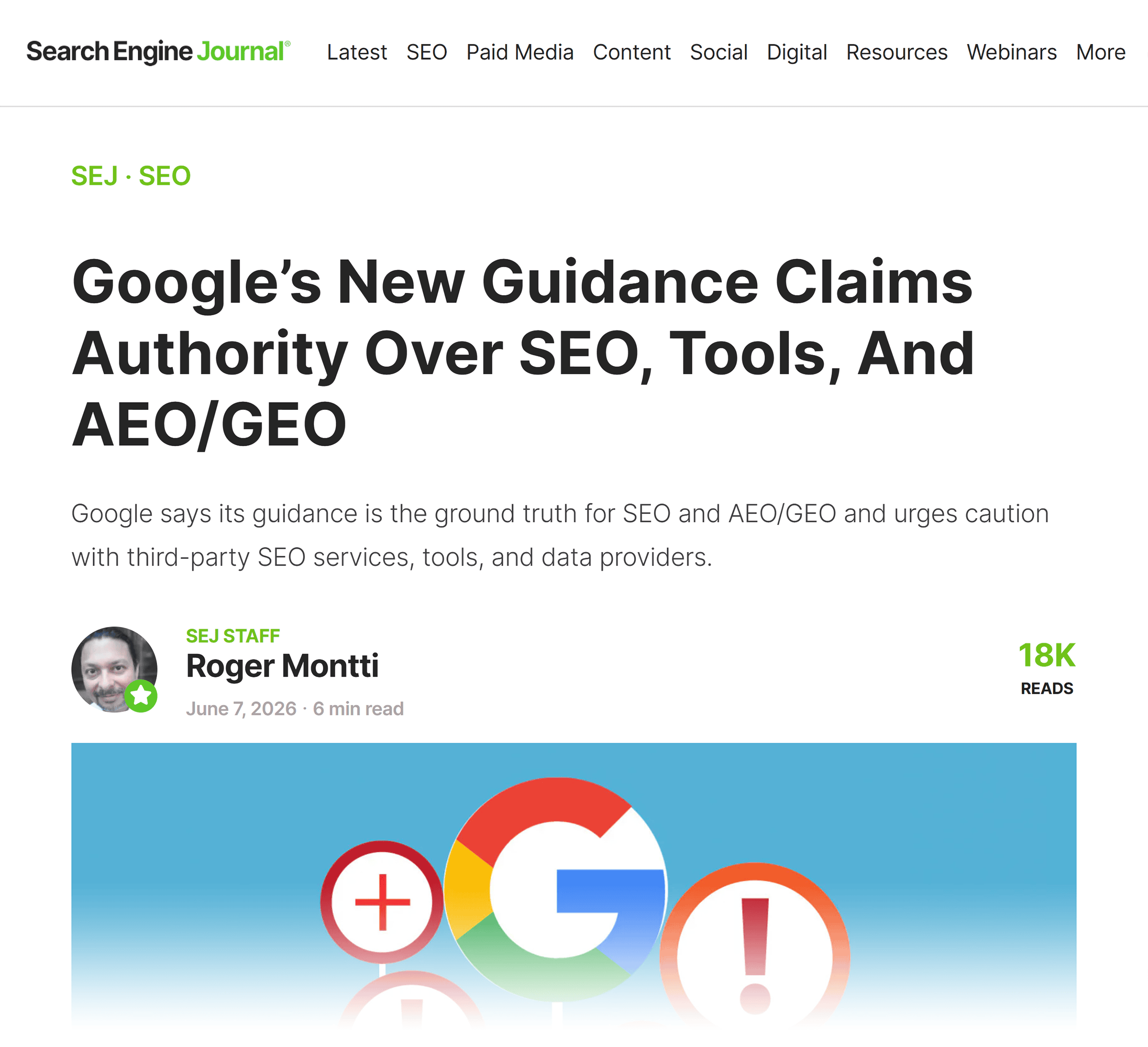 Search Engine Journal – Google’s new guidance Search Engine Journal – Google's new guidance